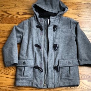 GYMBOREE gray wool peacoat, size S (5/6)